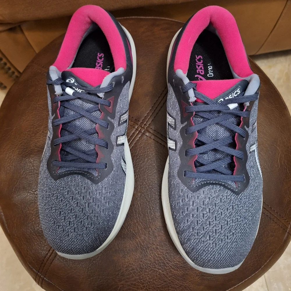 Asics GEL-Pulse 13 Gray and Pink Women's Running Shoes